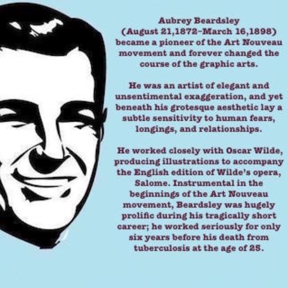 Vintage "Salome with Herodias" - Aubrey Beardsley - Picture 2 of 2